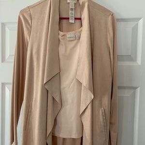 Chico’s Brand Jacket and Microfiber Tank Set